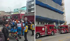 Derrumbe en obra inmobiliaria en San Miguel deja un fallecido y dos heridos: bomberos ya atienden la emergencia