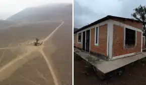 Esta misteriosa casa fue construida en medio del desierto en Chilca: tiene 80m2, 4 habitaciones y hasta conexiones de luz