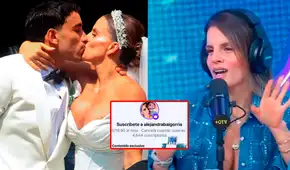 Alejandra Baigorria deja en shock al confesar que pudo cobrar 100 mil soles por suscripciones de Instagram el día de su boda