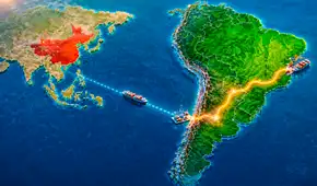 Un nuevo corredor de casi 4.000 km recorrerá 4 países de América Latina y unirá 2 océanos para fortalecer el comercio con Asia