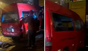 Lanzan dos bombas molotov contra combi de Los Rojitos en SJM: al menos 3 bandas extorsionan a la empresa