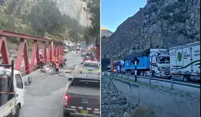 Carretera Central: obras en puente Tamboraque generan intenso tráfico en ruta Lima-La Oroya