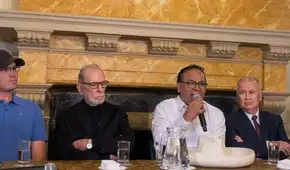 Roberto Sánchez aparece junto a Belmont, López Chau y George Forsyth: excandidatos le brindan su apoyo frente a Fujimori