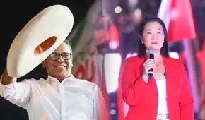 Roberto Sánchez cierra con gran mitín en Jesús María y Keiko Fujimori en el Monumental de Ate