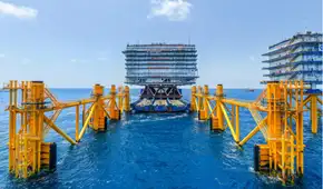 China rompe todos los límites de la energía eólica con un nodo marino que recoge electricidad de 163 turbinas a más de 100 km de la costa