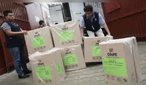 ONPE inicia despliegue del material electoral en Lima y Callao para la segunda vuelta