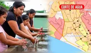¡Atención usuarios! Corte de agua de hasta 15 horas afectará estos distritos de Lima este lunes 8 de junio