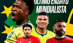 ¿Dónde ver Brasil vs Egipto EN VIVO HOY, amistoso internacional previo al Mundial 2026?