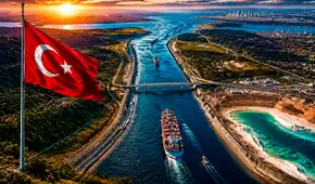 Turquía construye un canal de 45 km que conectará 2 mares y aliviará el tráfico de un estrecho clave por más de US$1.000 millones