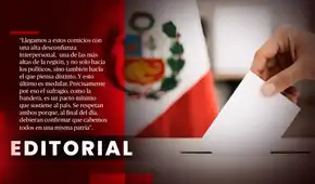 El voto, como la bandera, se respeta