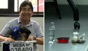 Ciudadano fue a votar con su perrita y lo eligen miembro de mesa ante falta de personal: "Ya lo intuía"