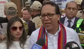 Roberto Sánchez votó en San Borja y llamo a aceptar resultados: "Respetemos el voto libre"