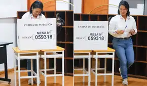 Keiko Fujimori acudió a votar, pero no brindó declaraciones a la prensa