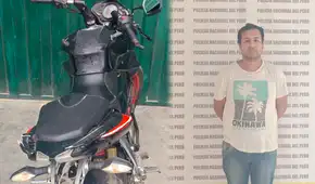Intervienen a personero cuando llegaba a local de votación a bordo de una moto robada en Chiclayo