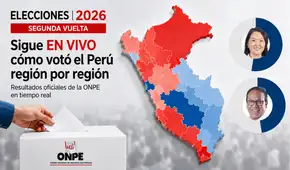 Resultados ONPE 2026 EN VIVO: Mapa interactivo de cómo votó cada región del Perú