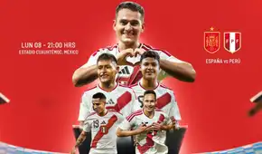 ¿A qué hora juega Perú vs España EN VIVO HOY, partido amistoso internacional por la fecha FIFA?