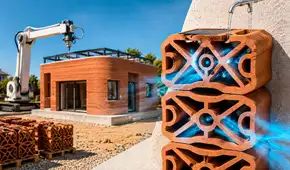 Jóvenes suizos sorprenden al crear un ladrillo 3D que enfría el aire hasta 9º y permite construir casas en menos de 30 días