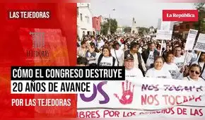 Cómo el Congreso destruye 20 años de avances, por Las Tejedoras