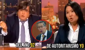 Viralizan video donde Keiko Fujimori no reconoce a su padre como un dictador y enfurece con Jaime Bayly: "¡No lo voy a aceptar!"