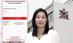 Portal del JNE mostró a Keiko Fujimori como presidenta electa antes de proclamarse el resultado oficial