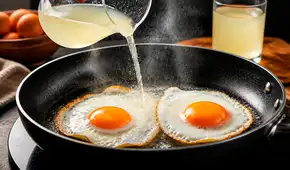 ¿Quieres huevos fritos perfectos? Olvida el aceite y usa este ingrediente secreto para potenciar su sabor