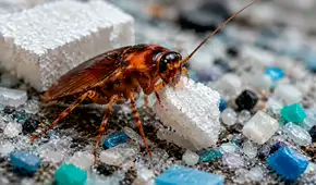 Los científicos se sorprenden: no es solo que una cucaracha coma plástico, sino lo que hace después para generar energía