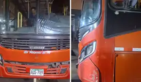 Atacan bus de El Rápido con pasajeros a bordo y dejan mensaje extorsivo en Carabayllo