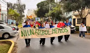 "Les están quitando la vida": Vecinos marchan en defensa del Campo de Marte y denuncian daños a más de 20 árboles