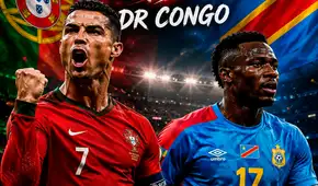 Portugal vs RD Congo EN VIVO con Cristiano Ronaldo: a qué hora y dónde ver el partido del Mundial 2026
