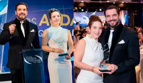 ¡Más juntos que nunca! Ismael La Rosa y Virna Flores se emocionaron al recibir importante premio por su plataforma educativa: “Para mejorar vidas”
