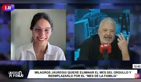 Josefina Miró Quesada denuncia el proyecto que busca convertir el mes del orgullo en el mes de la familia como un ataque homófobo