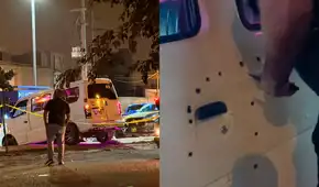 Disparan contra combi de Los Chaperitos en Carabayllo: ataque dejó a chofer y pasajera heridos
