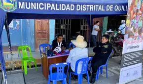 Mesa de Partes Itinerante acerca servicios de justicia y orientación legal a pobladores de Quillo