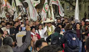 Marcha por el voto en Lima: Sánchez lideró movilización marcada por presencia policial