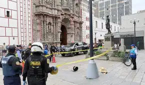Asalto a balazos a cambista en plena Iglesia La Merced en el Jirón de la Unión, Cercado de Lima