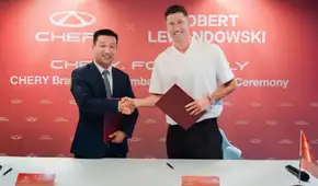 Chery presenta a Robert Lewandowski, leyenda del fútbol mundial, como su nuevo embajador global de marca