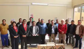 Presidente de la Corte de Lambayeque entregó 16 computadores de última generación a jueces de paz de Cutervo