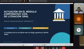 Personal judicial de Jaén, San Ignacio y Cutervo fortalece competencias en litigación oral civil