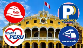 Ahora Nación, Somos Perú, Podemos Perú y 5 partidos más subsanaron observaciones para disputar la alcaldía de Lima