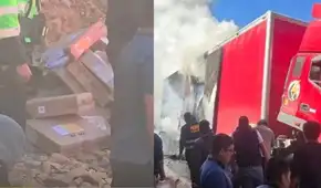 Elecciones 2026: Camión con cédulas y actas electorales de la ONPE se incendió en Canta