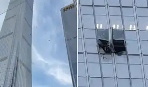 Una avioneta se estrella contra el China Zun, el rascacielos más alto de Pekín, y desata un gran operativo de emergencia