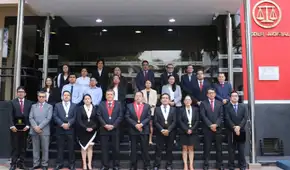 Juzgados Constitucionales de Chiclayo celebran su tercer aniversario con ceremonia de izamiento