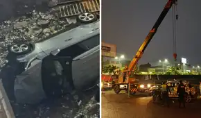 Camioneta cae al río Rímac tras violento choque cerca de Puente Nuevo y deja cuatro heridos en SJL