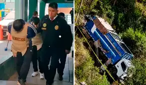 Detienen a dos implicados en asalto que provocó caída de camión que dejó seis fallecidos en Cusco