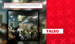 Es falso que video de explosión en el Metro de Caracas esté vinculado a los recientes terremotos ocurridos en Venezuela: en realidad, data de 2021