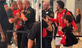 Delegación de Egipto se enfrenta a policía de Estados Unidos por impedir que jugador se tome foto con niño