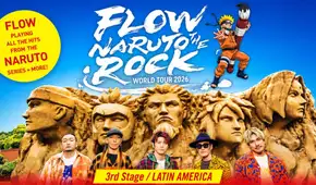 FLOW en Lima 2026: setlist, horarios y todo lo que debes saber del concierto 'Naruto The Rock World Tour' en Costa 21