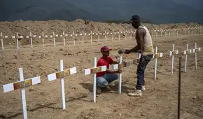 Más de 150 cuerpos sin identificar fueron enterrados tras los terremotos que dejan más de 3.300 muertos en Venezuela