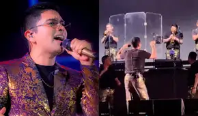 Christian Yaipén sorprende al cantar a capella en pleno apagón en Chimbote: el público no dejó de corear los temas de Grupo 5