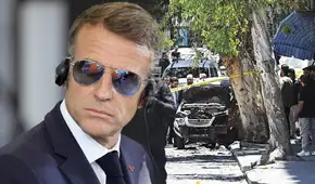 Dos bombas estallan en Damasco durante la visita del presidente Emmanuel Macron y dejan 18 heridos cerca de su hotel